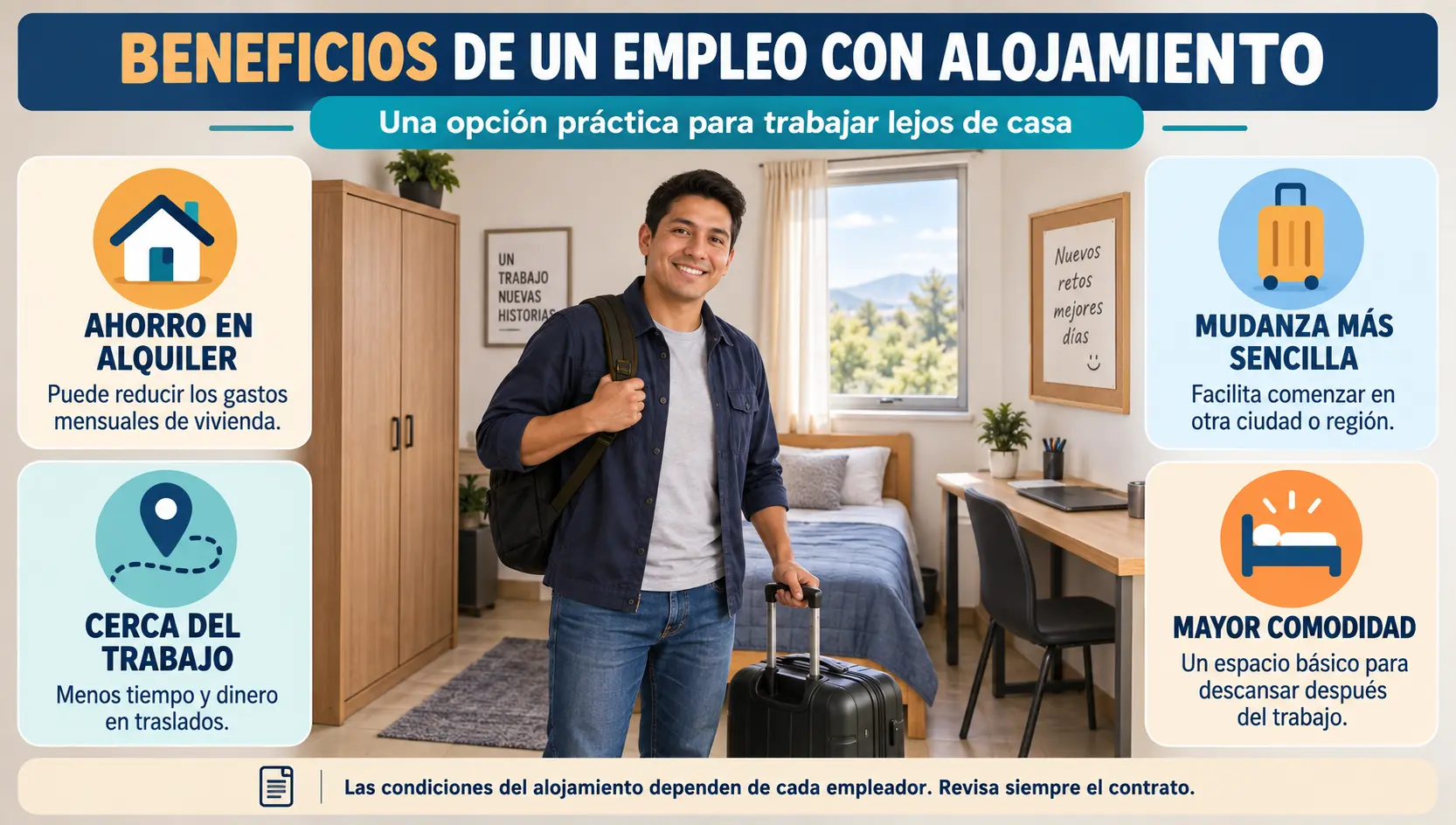Trabajos con Alojamiento Incluido: la Guía para Empezar una Nueva Etapa con Tranquilidad